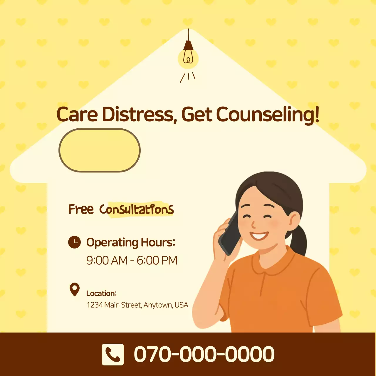 Yellow Simple Nursing Service Guide