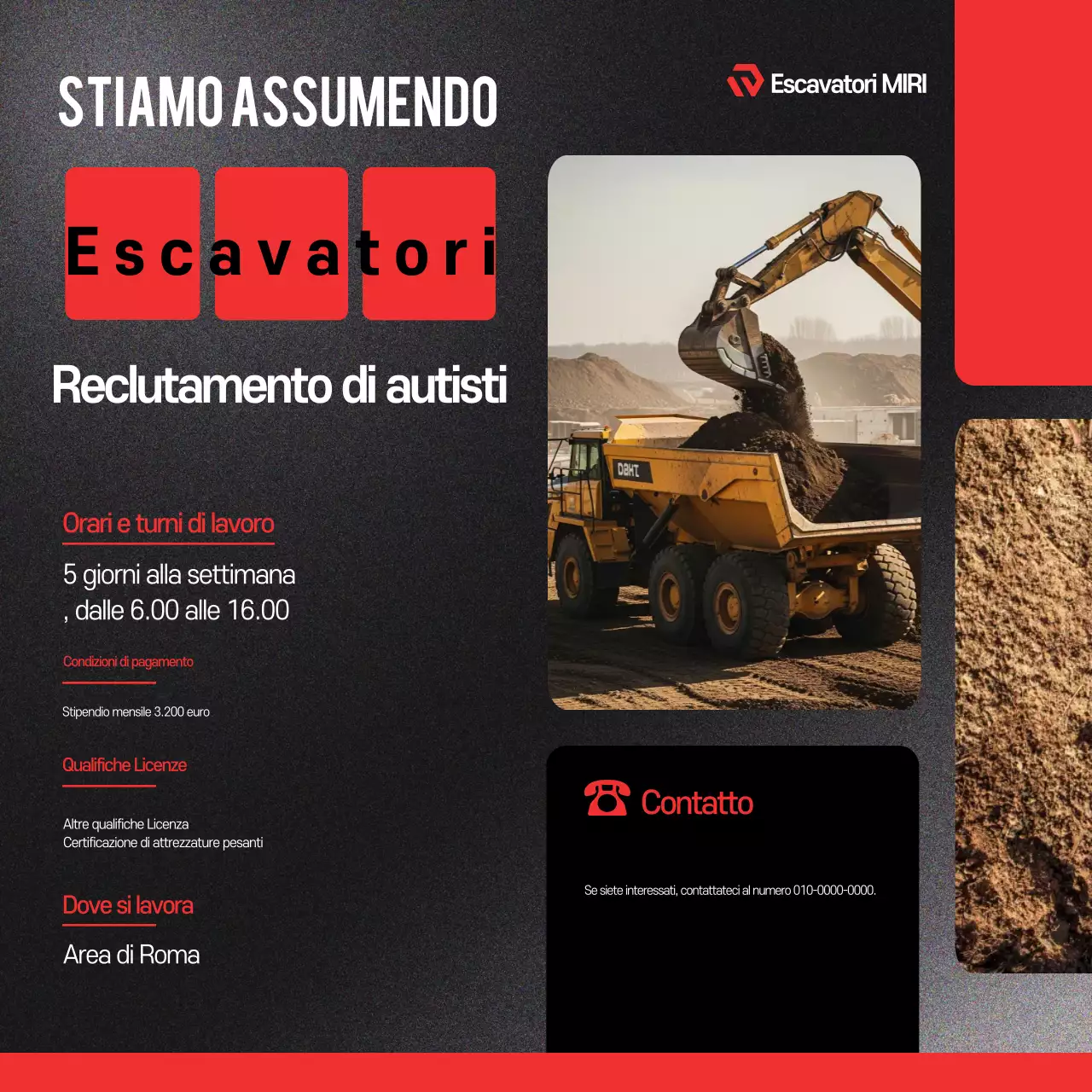 Reclutamento semplice rosso Reclutamento