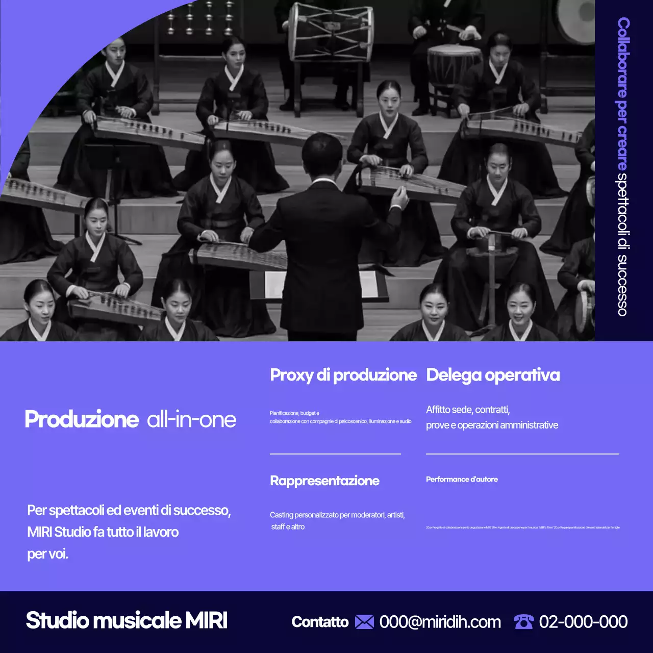 Promozione della produzione di spettacoli tradizionali Bora