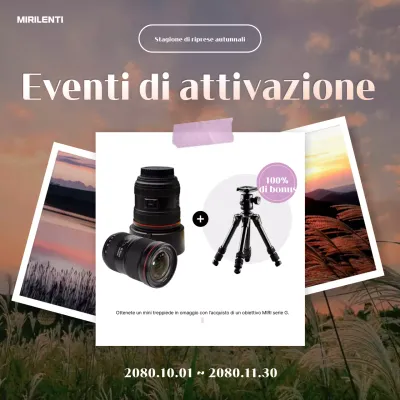 Promozione della fotocamera moderna Yeonbora