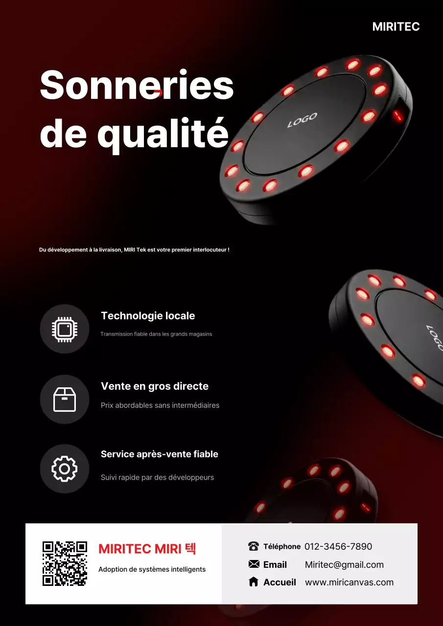 Publicité pour Red Modern Technology