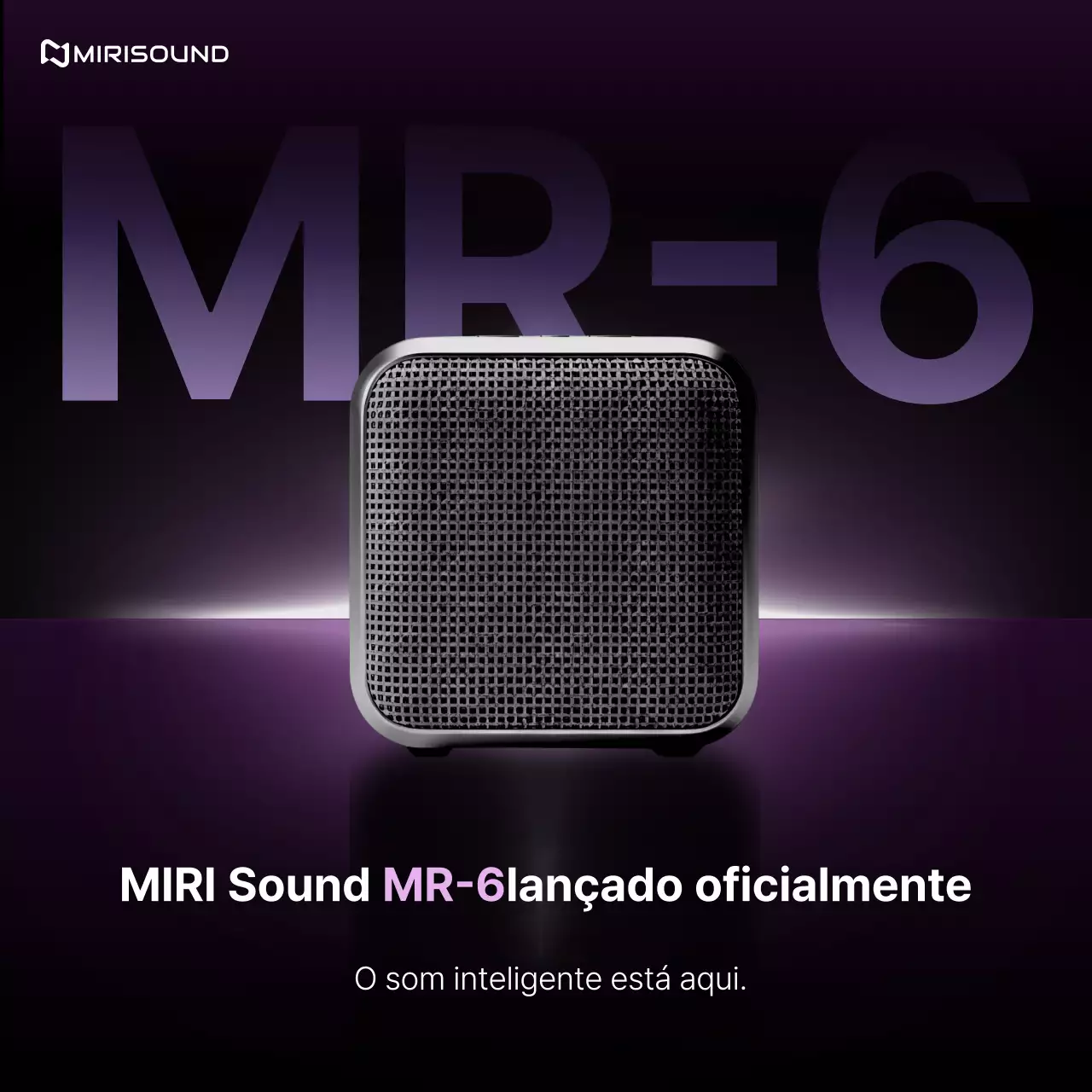 Anúncio de alto-falante moderno preto