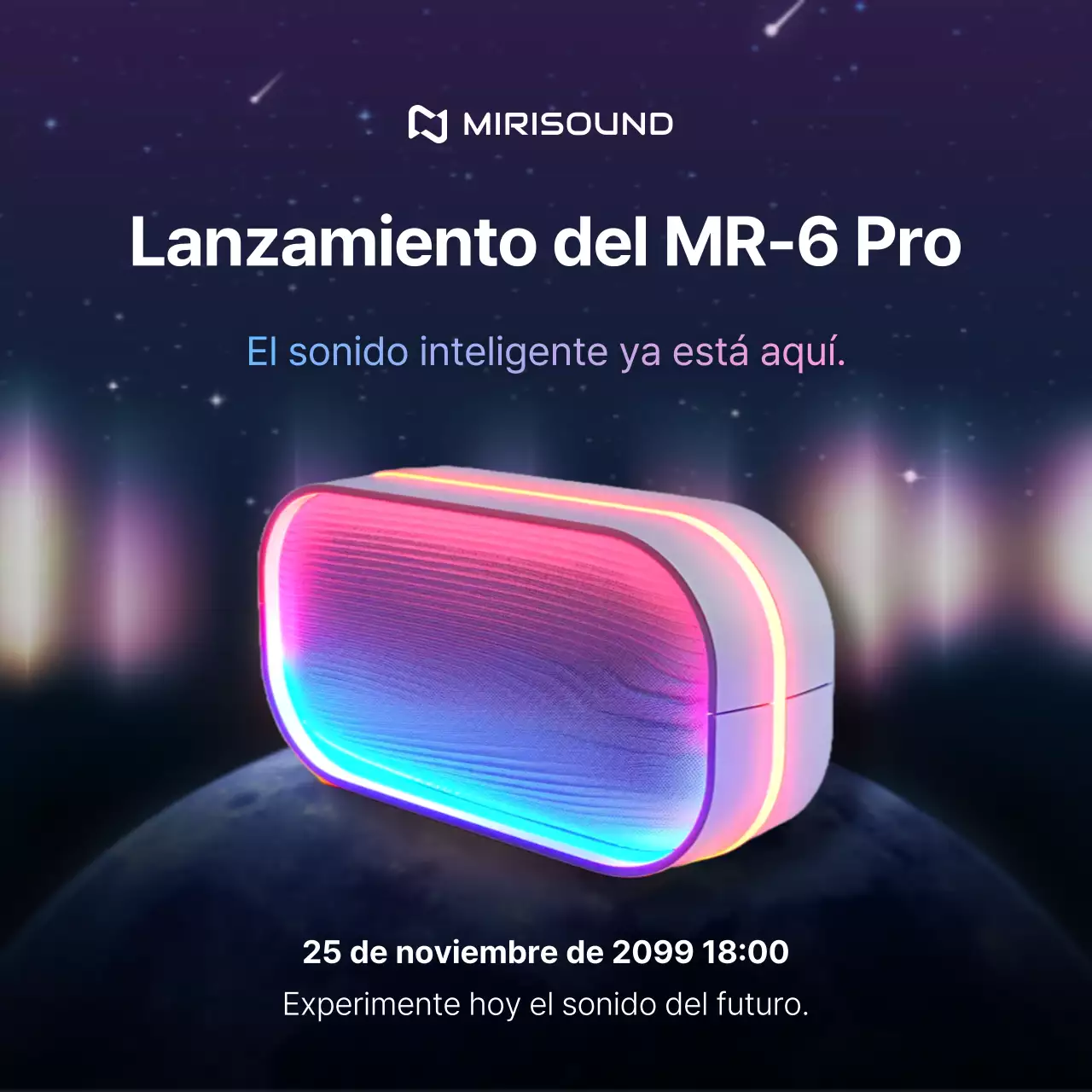 Lanzamiento del dispositivo Neon Cyber Audio