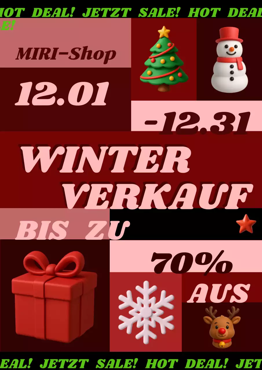 Red Pop Winter Sale Event