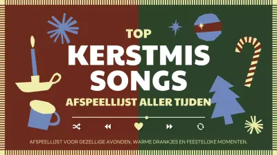 Rode Retro Kerst-afspeellijst