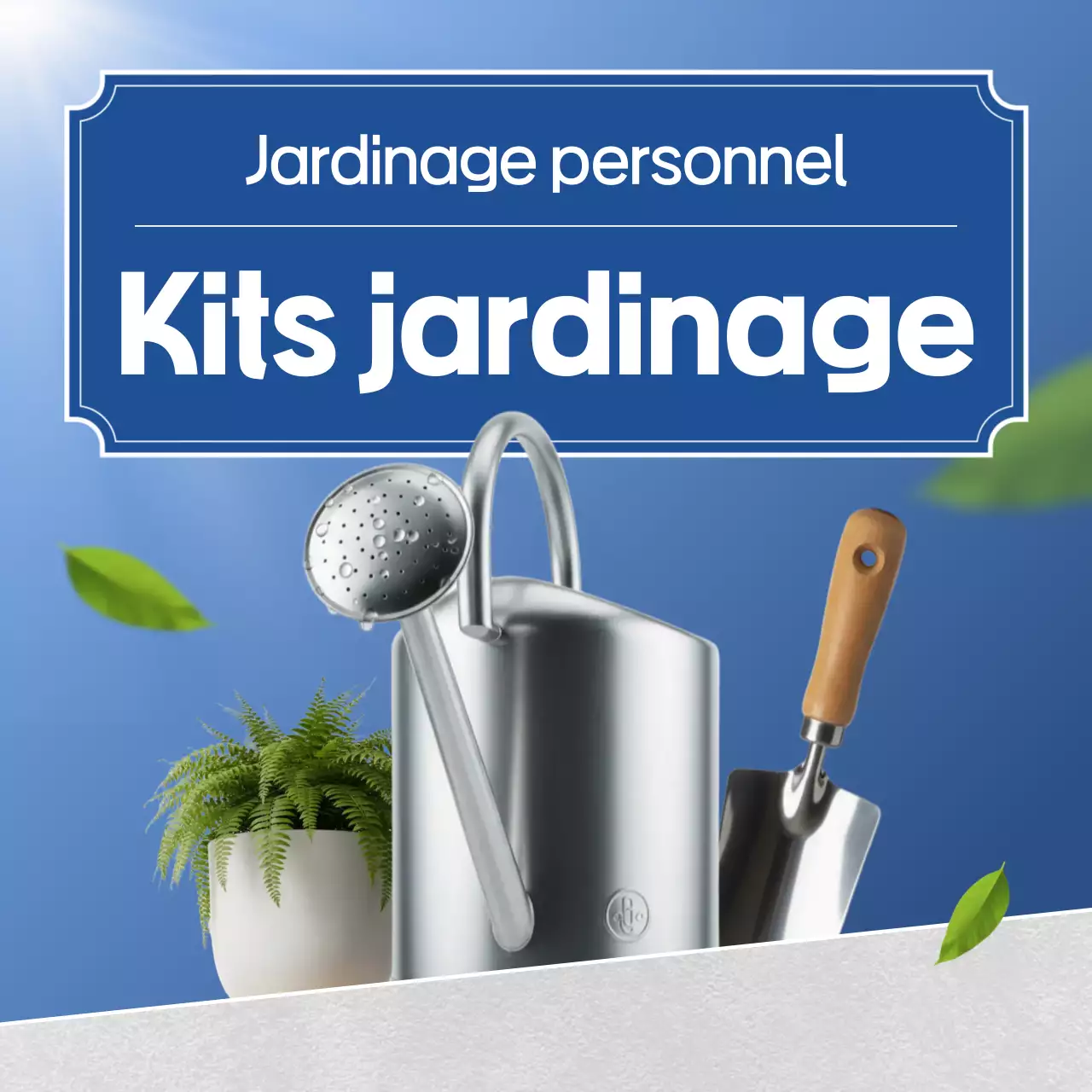 Publicité pour Blue Modern Gardening