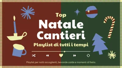Playlist di Natale retrò rossa