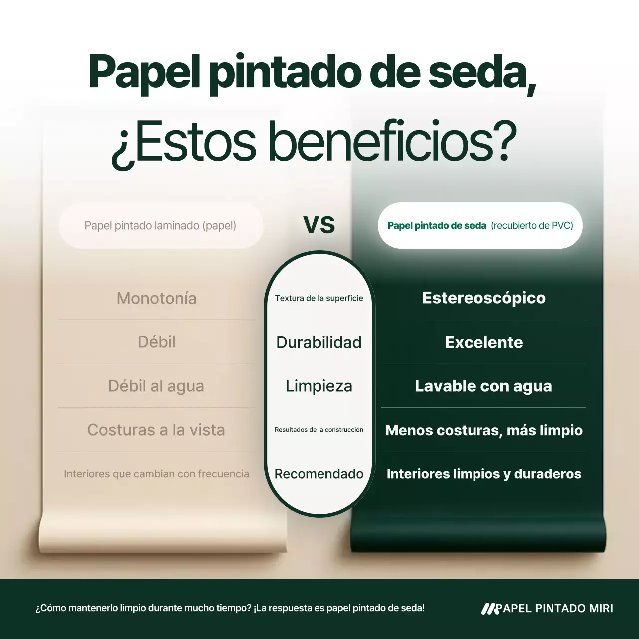 Anuncio de interior moderno y ecológico