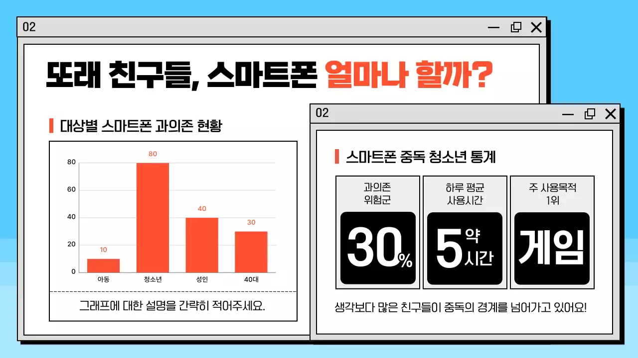 하늘색 심플 예방 교육 자료
