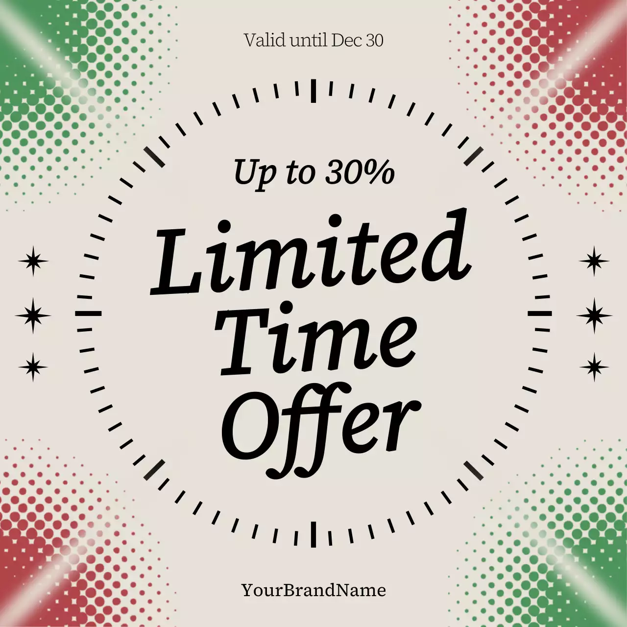 Beige Modern Sale Promotion Instagram Post