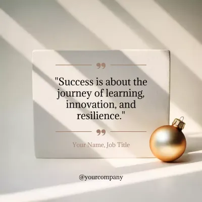 Beige Minimalist Motivational Quote Instagram Post