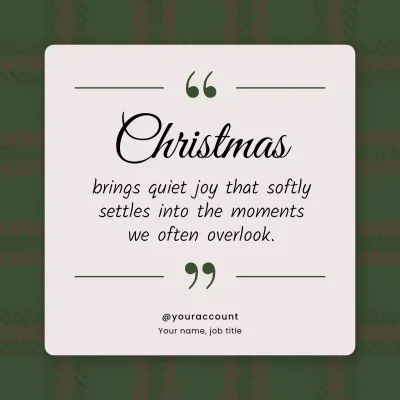 Beige Minimalist Quote Instagram Post