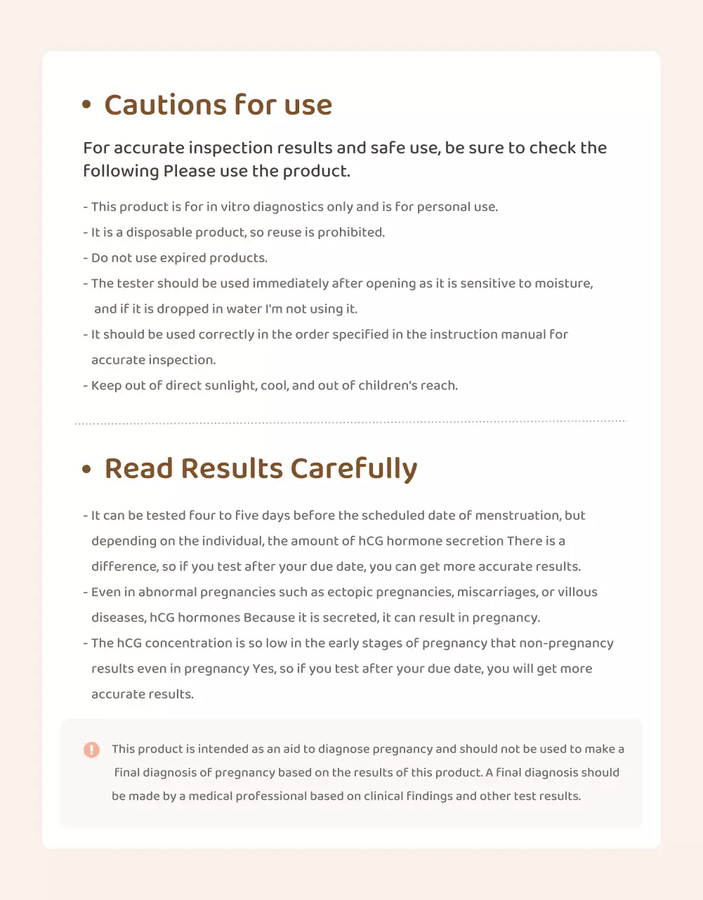 beige modern pregnancy advertisement