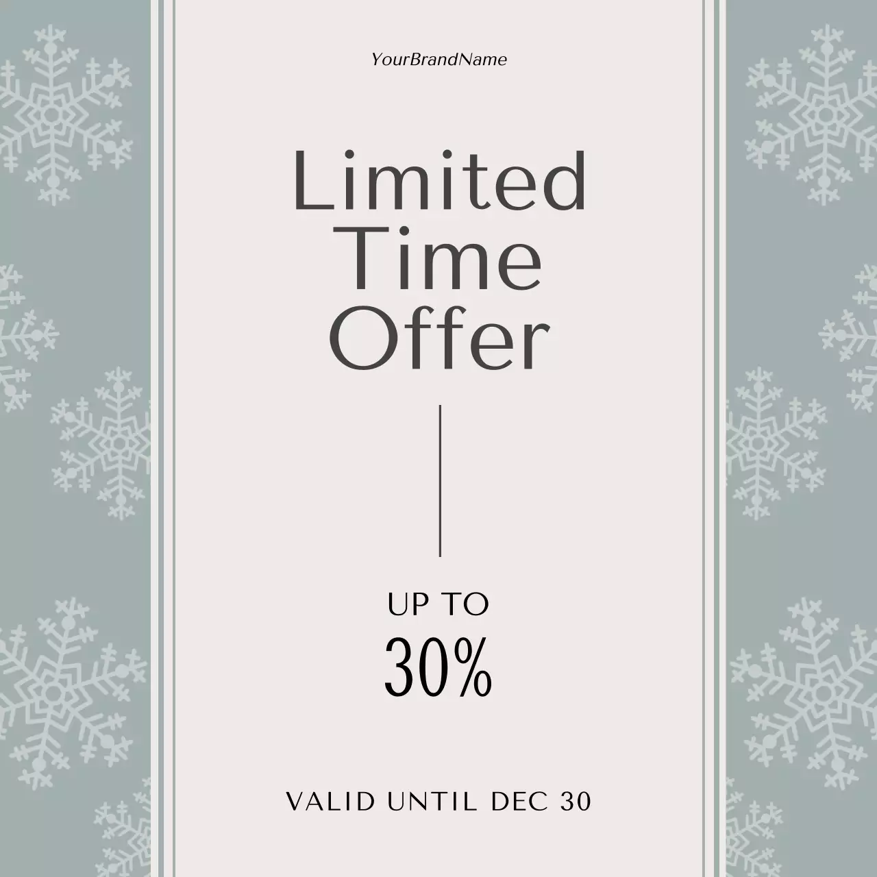 Beige Classic Sale Promotion Instagram Post