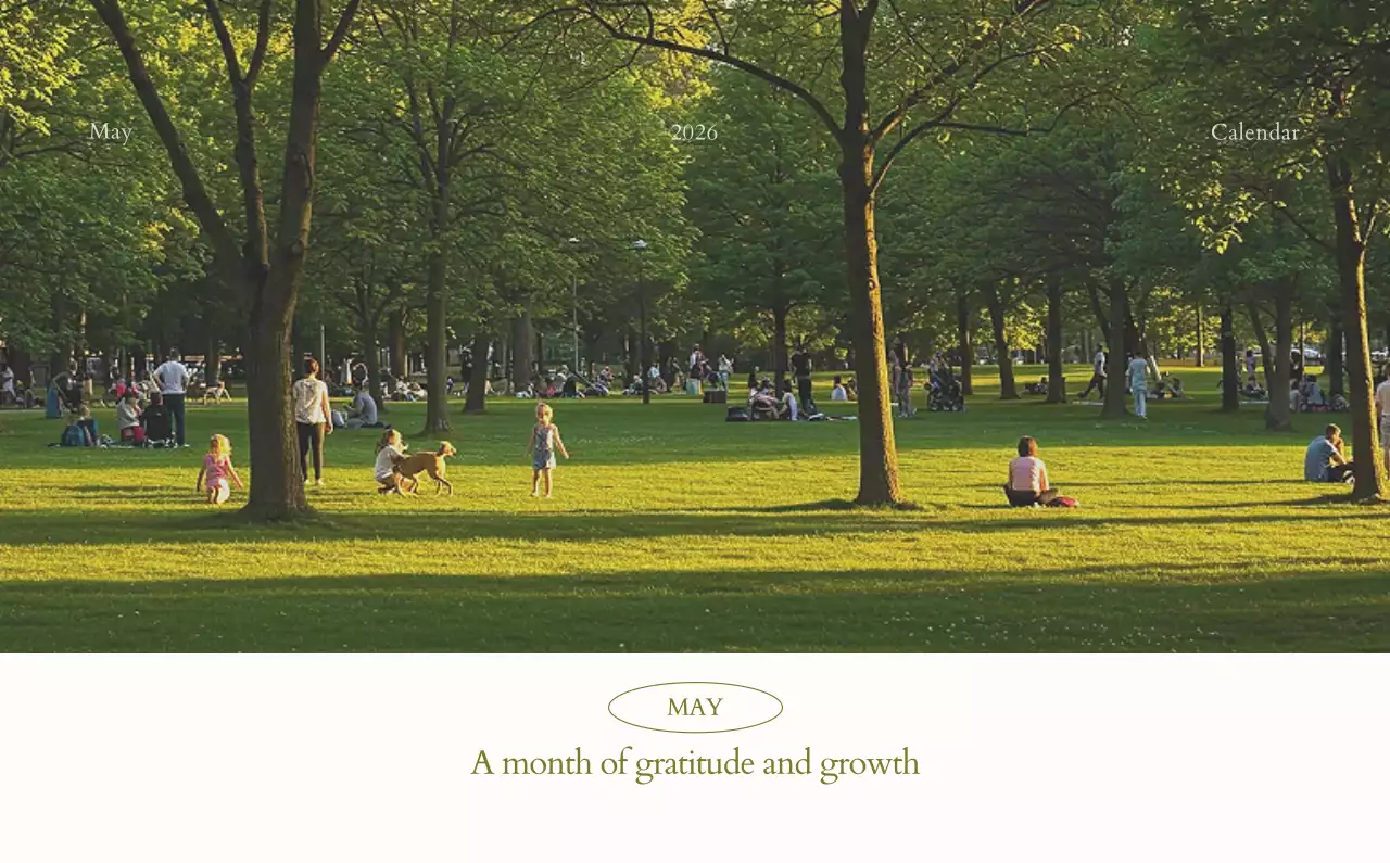 흰색 심플 달력 캘린더