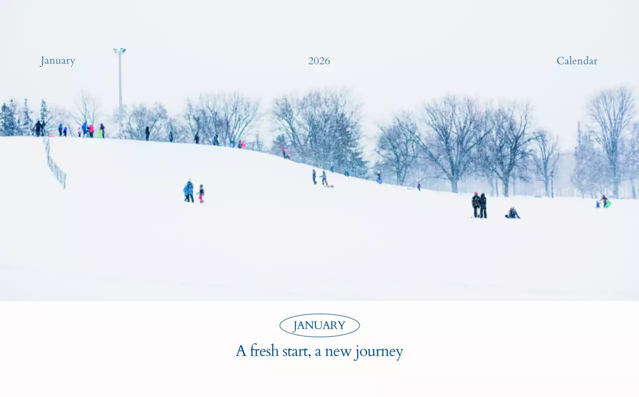 흰색 심플 달력 캘린더