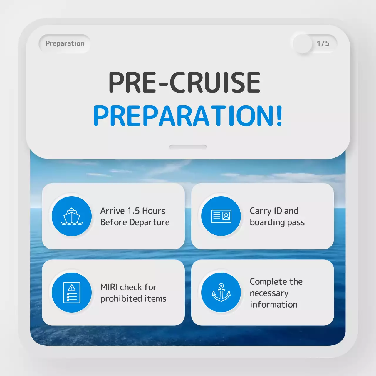 white modern ferry promotion