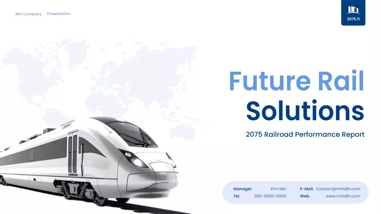 white modern rail report