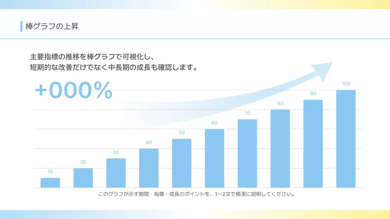 水色 モダン ビジネス 提案書