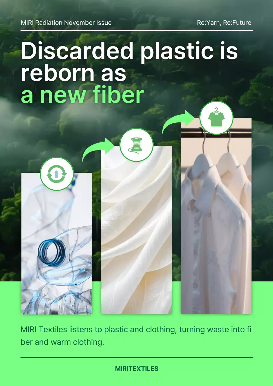 green modern recycling promotion