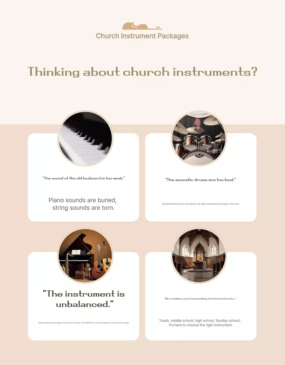 Promosi Musik Sederhana Beige