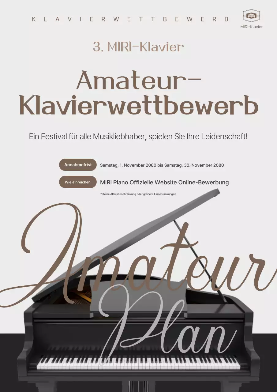 Leitfaden zum Gray Modern Music Wettbewerb