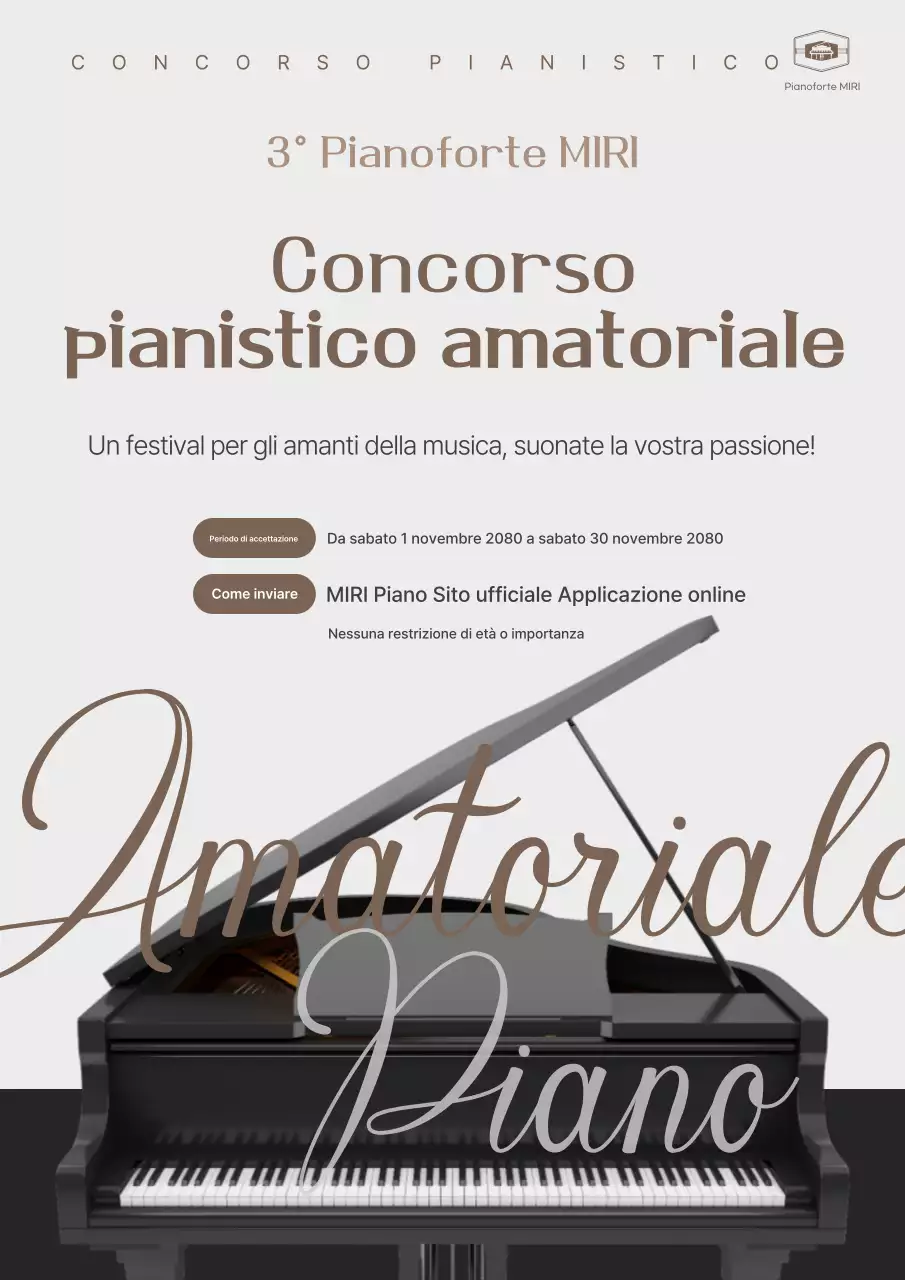 Guida al concorso Gray Modern Music