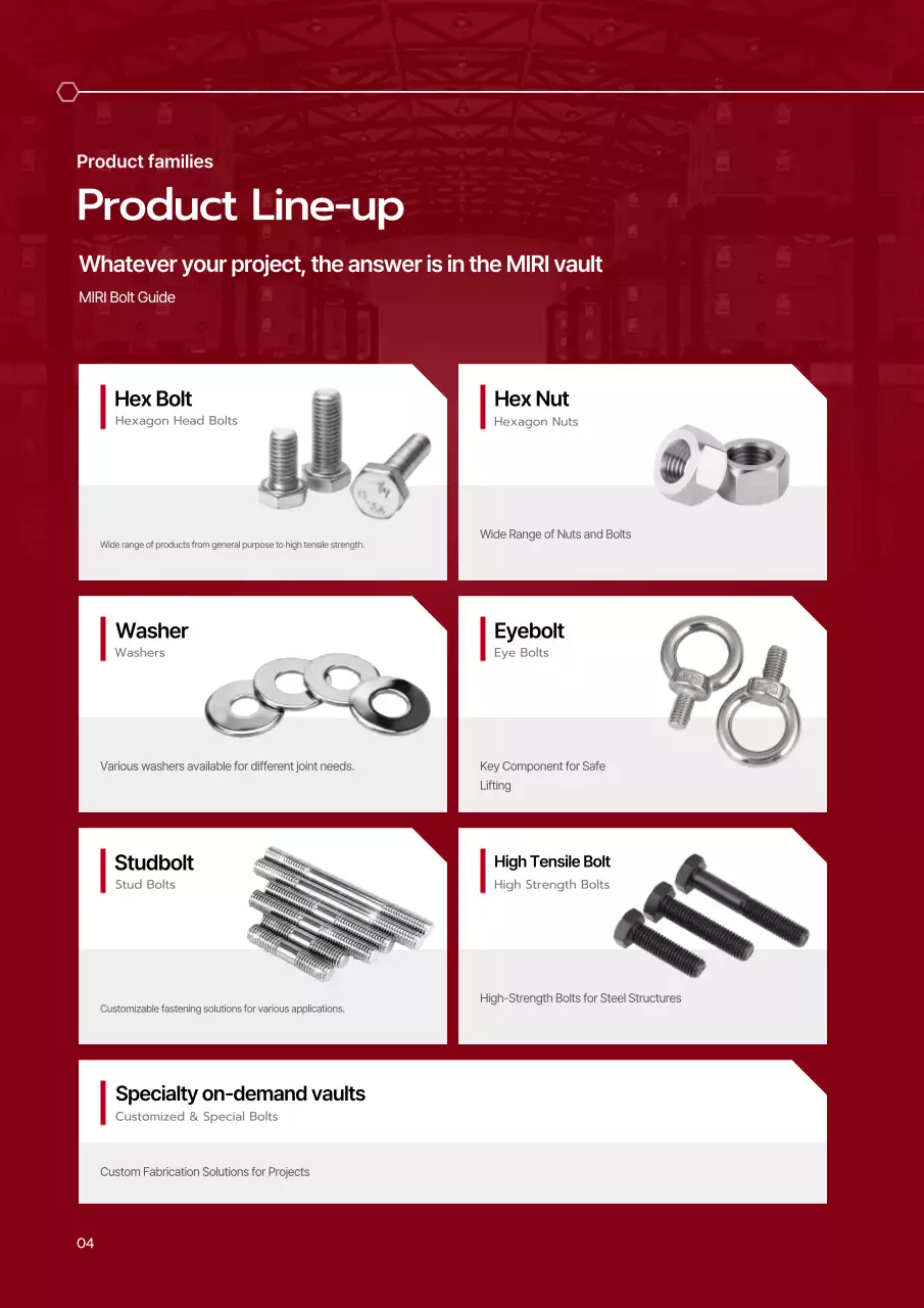 Katalog Industri Modern Merah