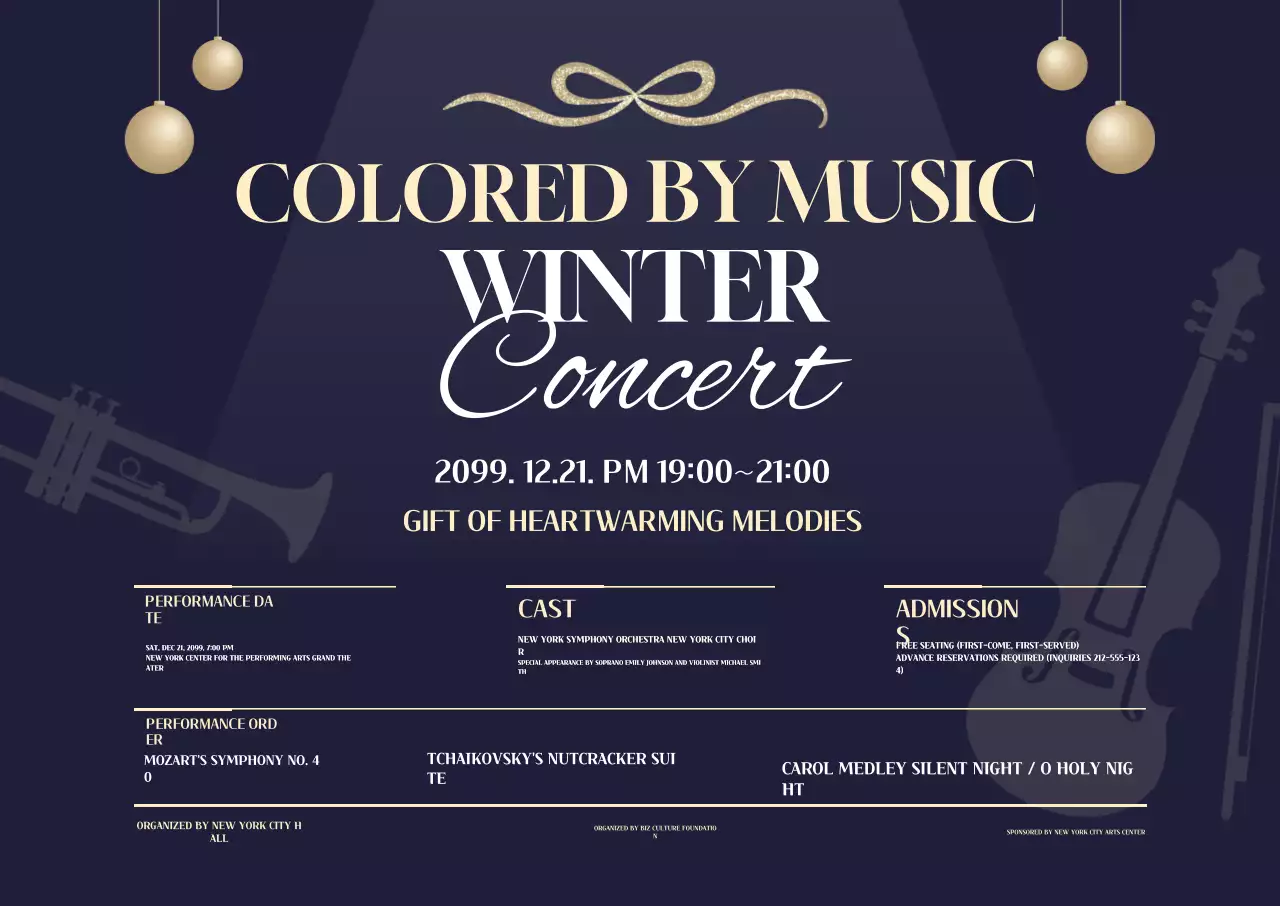 Blue Classic Concert Guide