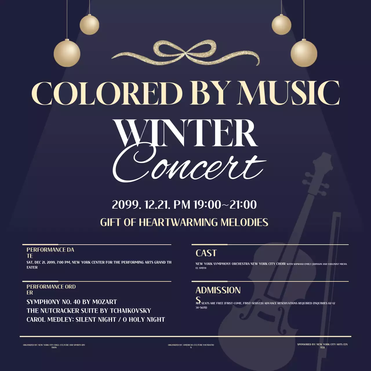 Blue Classic Concert Guide