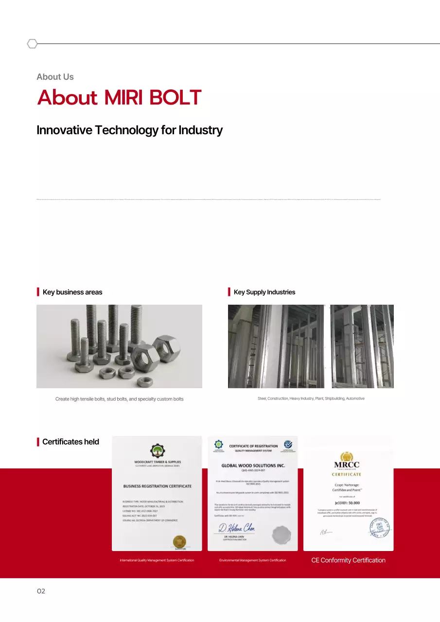 Katalog Industri Modern Merah