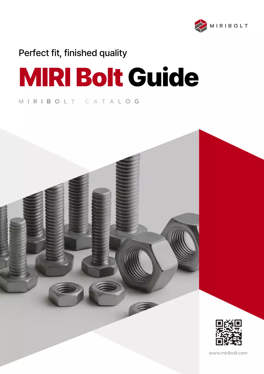 Catalog công nghiệp hiện đại màu đỏ