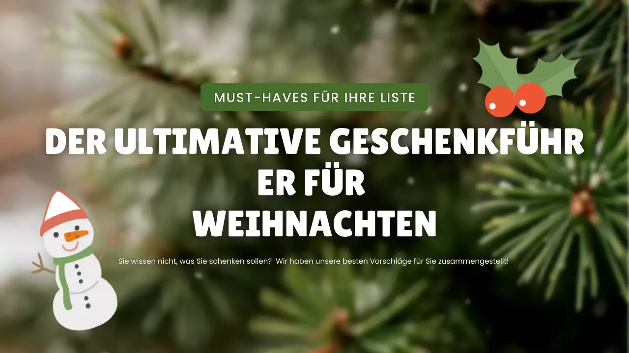 Grüne Festtagsgeschenkkundführer