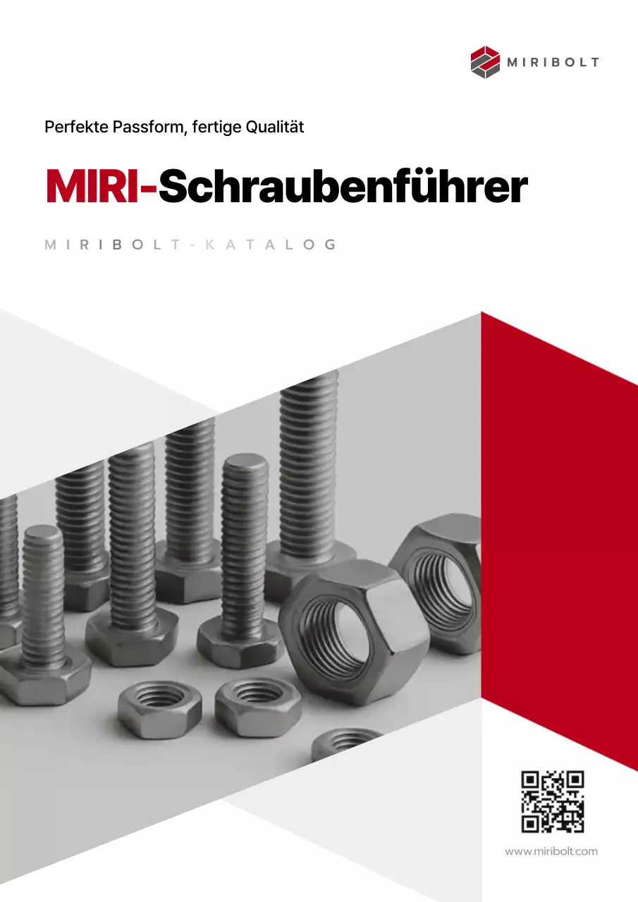 Roter moderner Industriekatalog