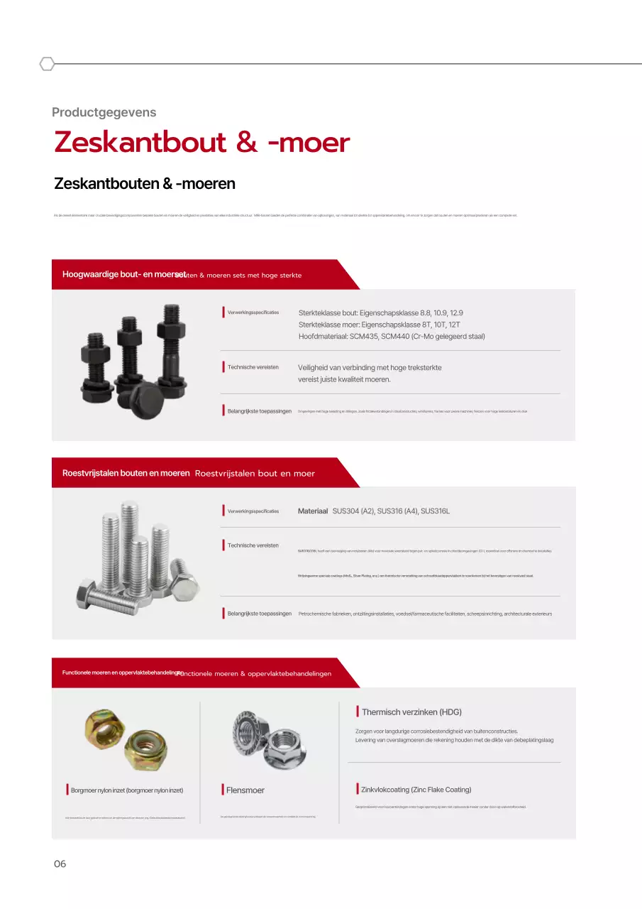 Rode moderne industriële catalogus