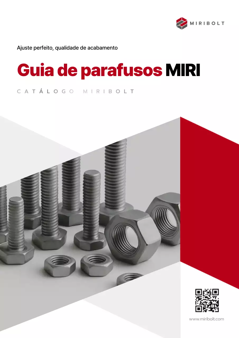 Catálogo Industrial Moderno Vermelho