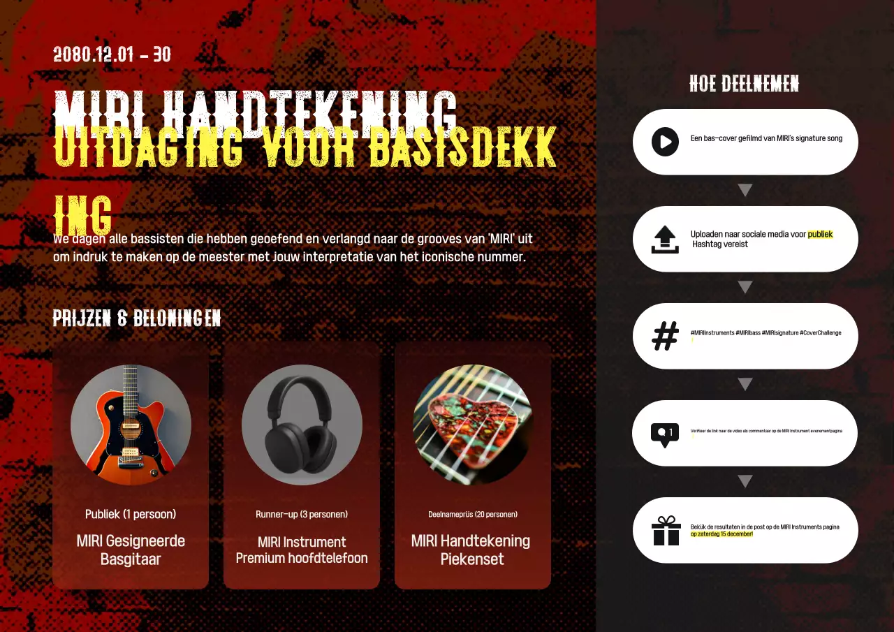 Red Pop Music Challenge-evenement