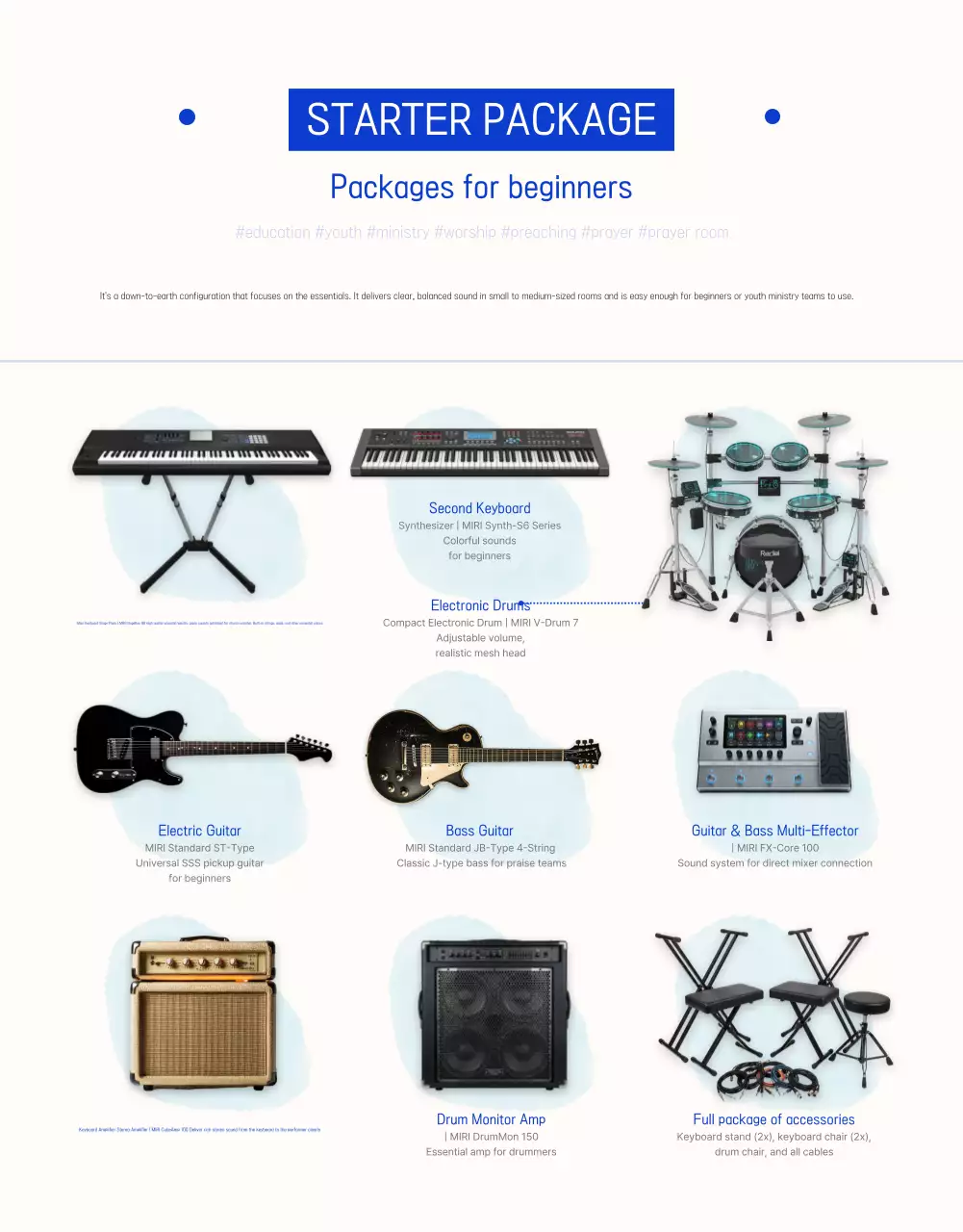 Sky Blue Classic Worship Guide