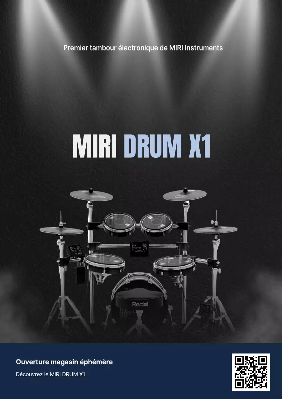 Promotion de batterie électronique moderne grise