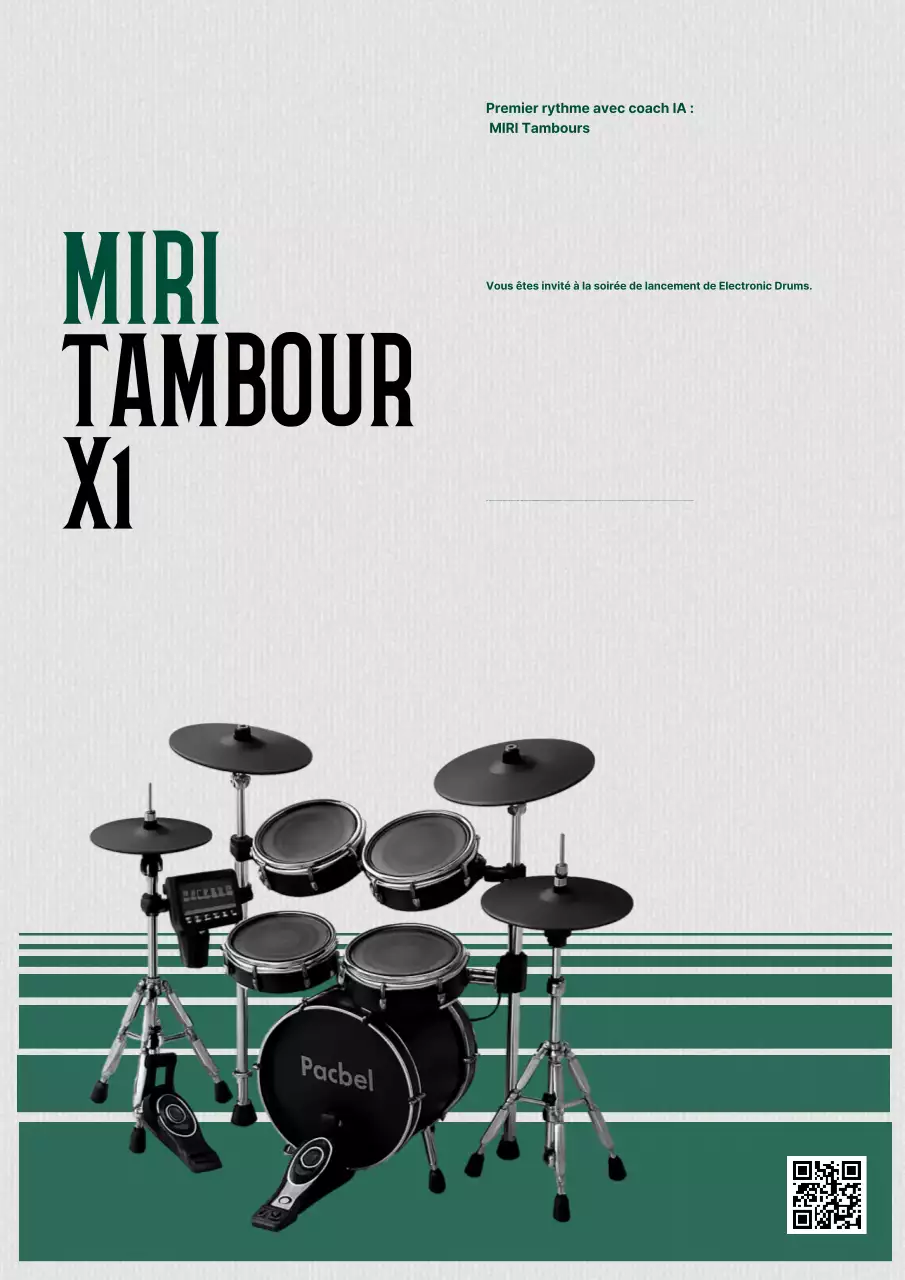 Événement musical moderne gris