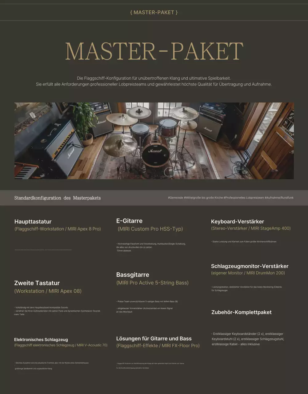 Beige Einfacher Gottesdienstführer