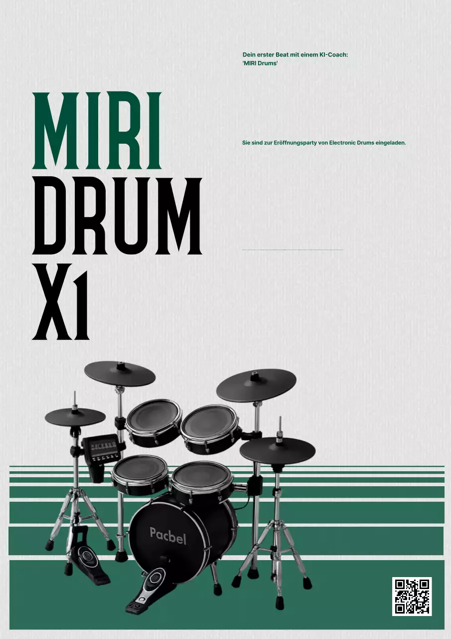 Gray Modern Music Event