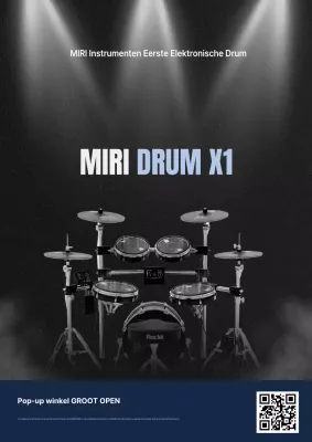 Grijze moderne elektronische drumpromotie