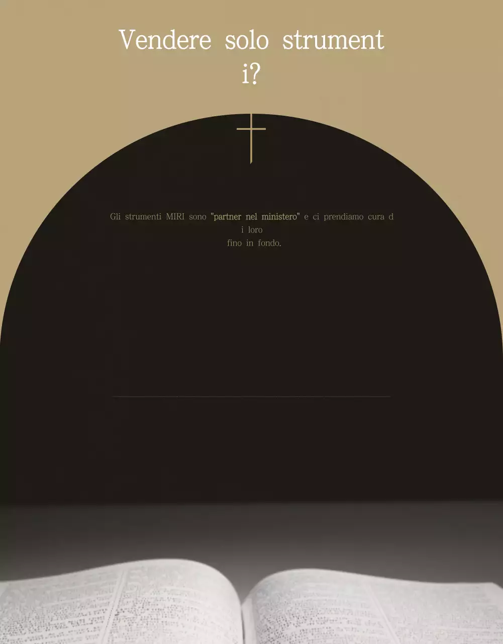 Guida al culto semplice beige