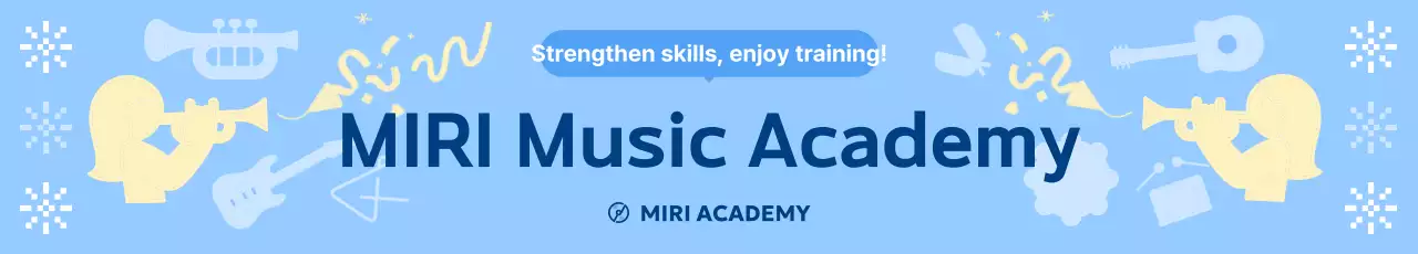 Promoção de Educação Musical Simples Azul Céu