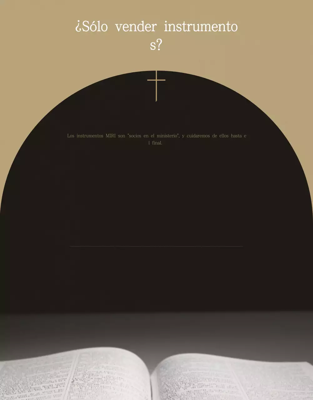 Guía de adoración sencilla en beige