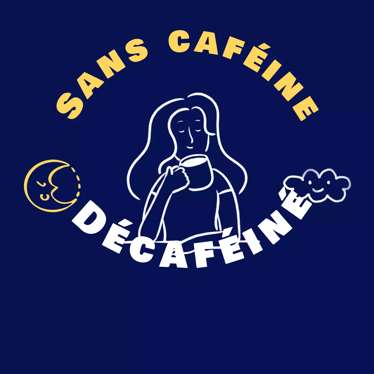 Publicité pour Navy Blue Simple Drink