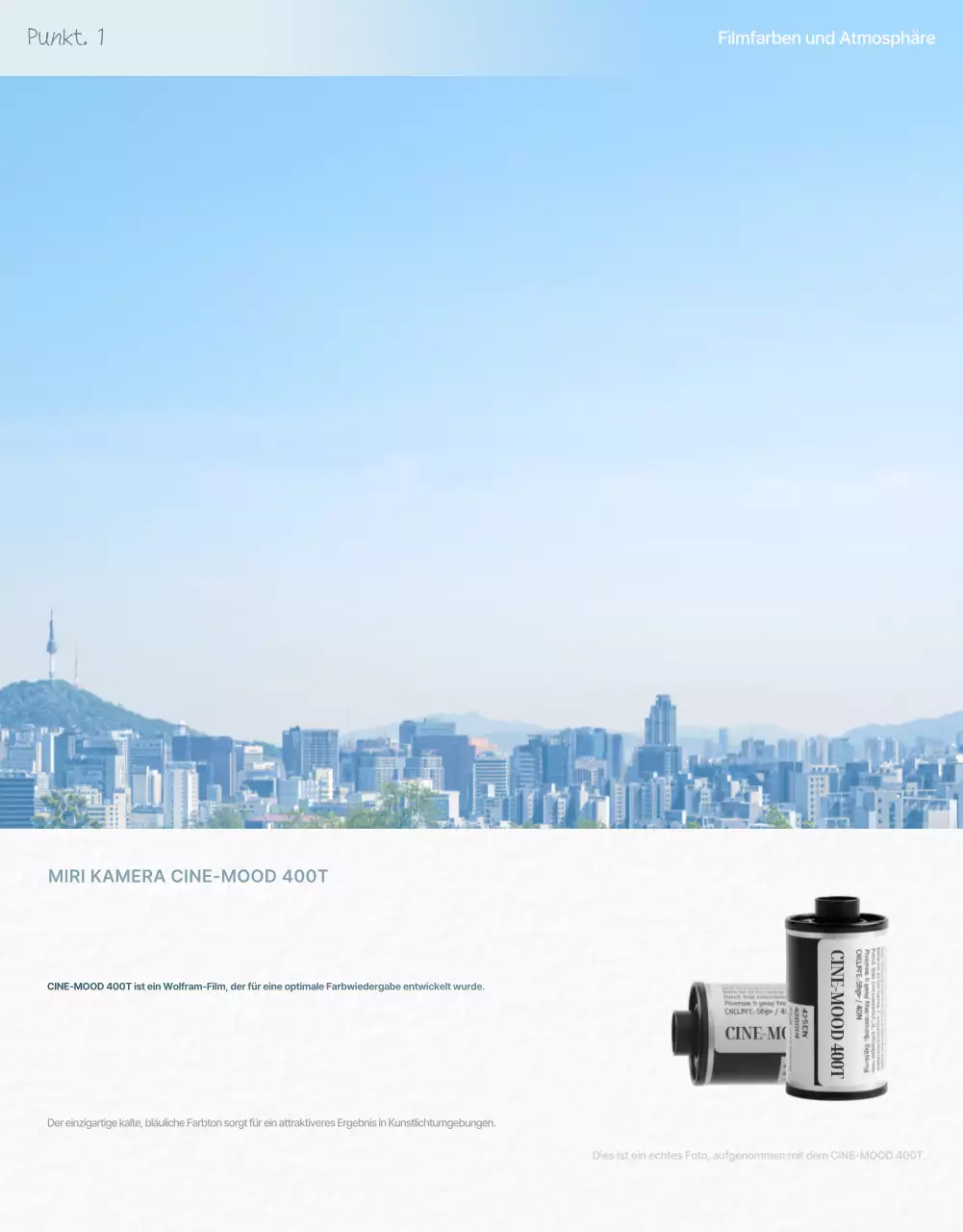 Beige Minimal Filmwerbung