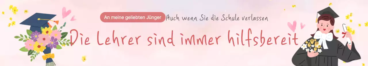 Rosa Baby-Abschlussjubel