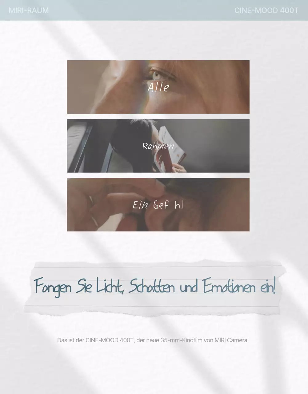 Beige Minimal Filmwerbung